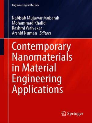 cover image of Contemporary Nanomaterials in Material Engineering Applications